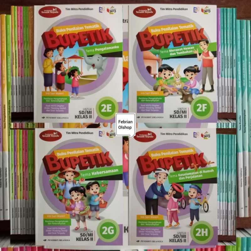 Promo Buku Bupetik Sd/mi Kelas 2 Semester 2 Revisi K13n 1 Set Diskon 21 ...