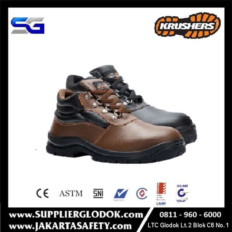 Promo Krusher Safety Shoes Flda Hitam 40 Diskon 50 Di Seller