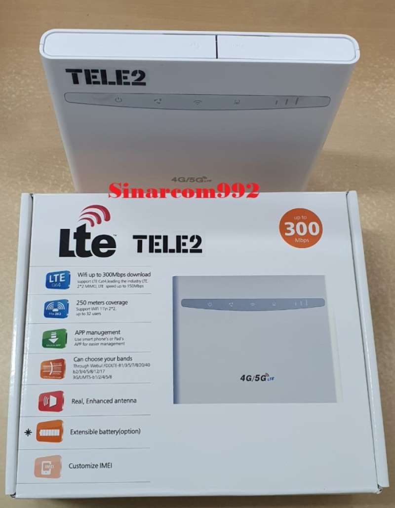 Tele2 Sim Router Promo Home Router 4g (4 Port Lan) Tele2 B525 Diskon 23% Di Seller ...