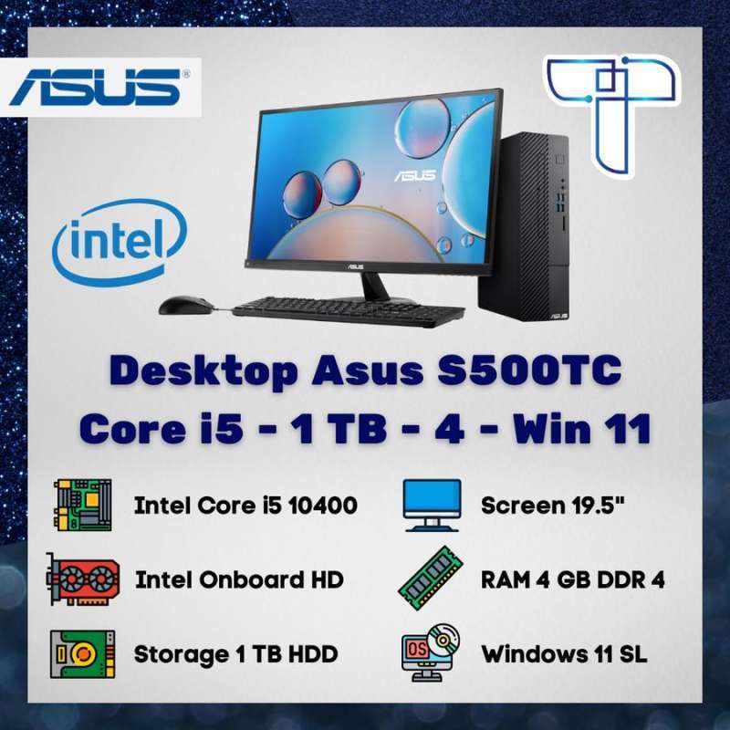 Jual Desktop Pc Komputer Asus S500tc Windows 11 I5 1 Tb 4 Di