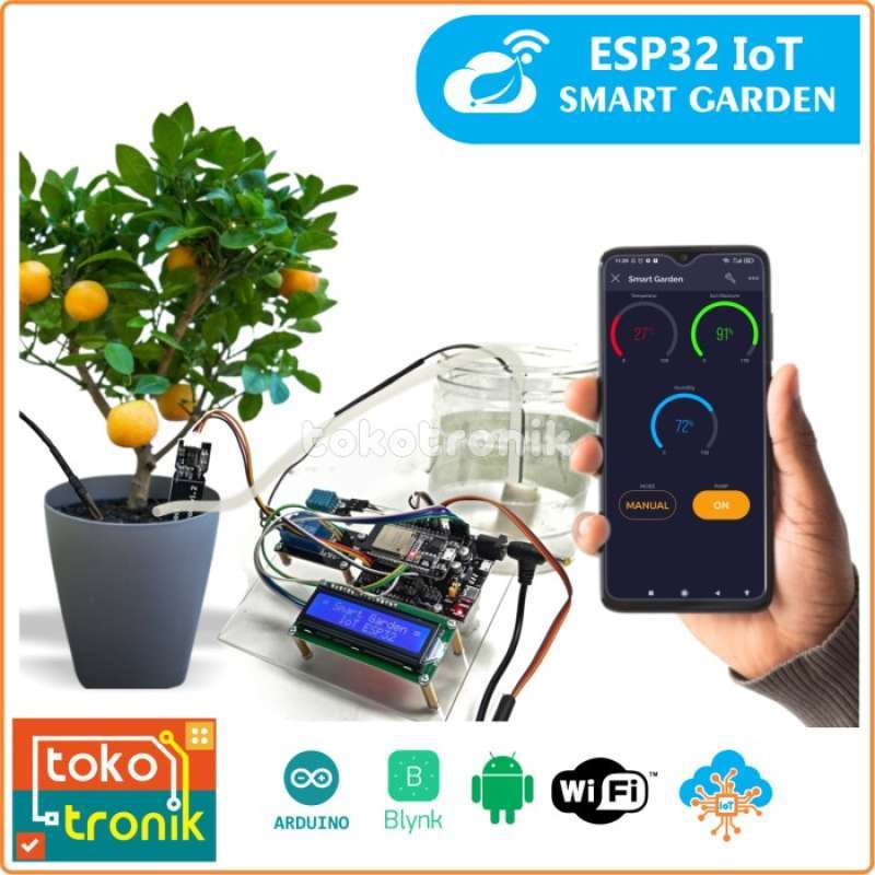 Jual Esp32 Iot Smart Garden Paket Lengkap Smart Garden Of