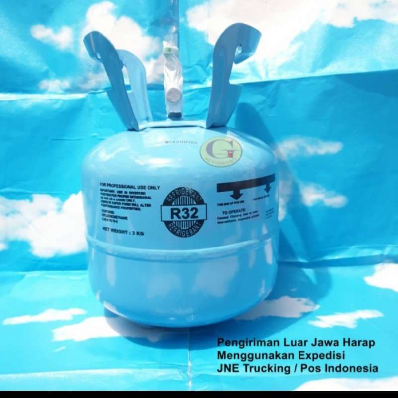 Promo Paket Lengkap Isi Freon Ac Sendiri R32 Isi 3kg Tabung Kecil