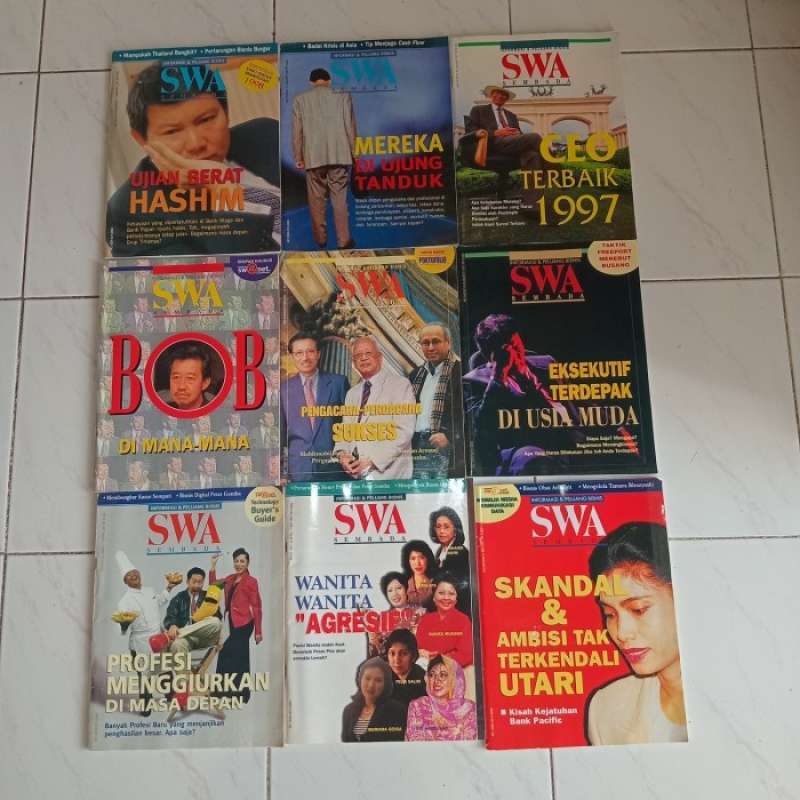 Jual Majalah Swa Sembada Edisi Terbitan Tahun 1997 Di Seller Shin Store