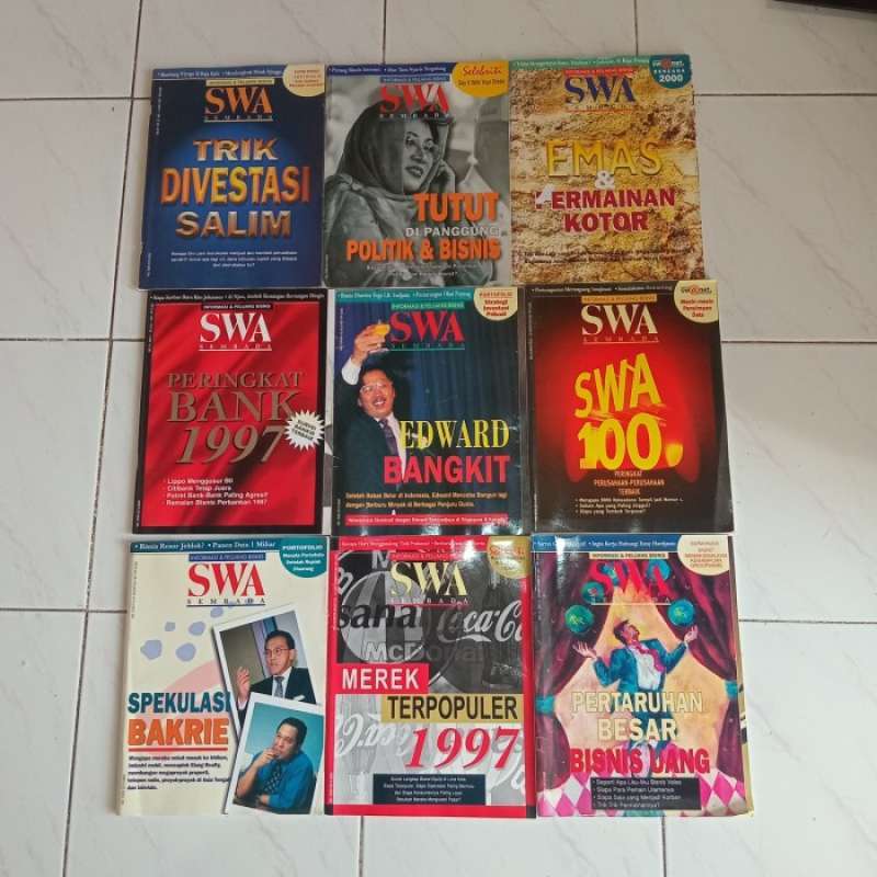 Jual Majalah Swa Sembada Edisi Terbitan Tahun 1997 Di Seller Shin Store
