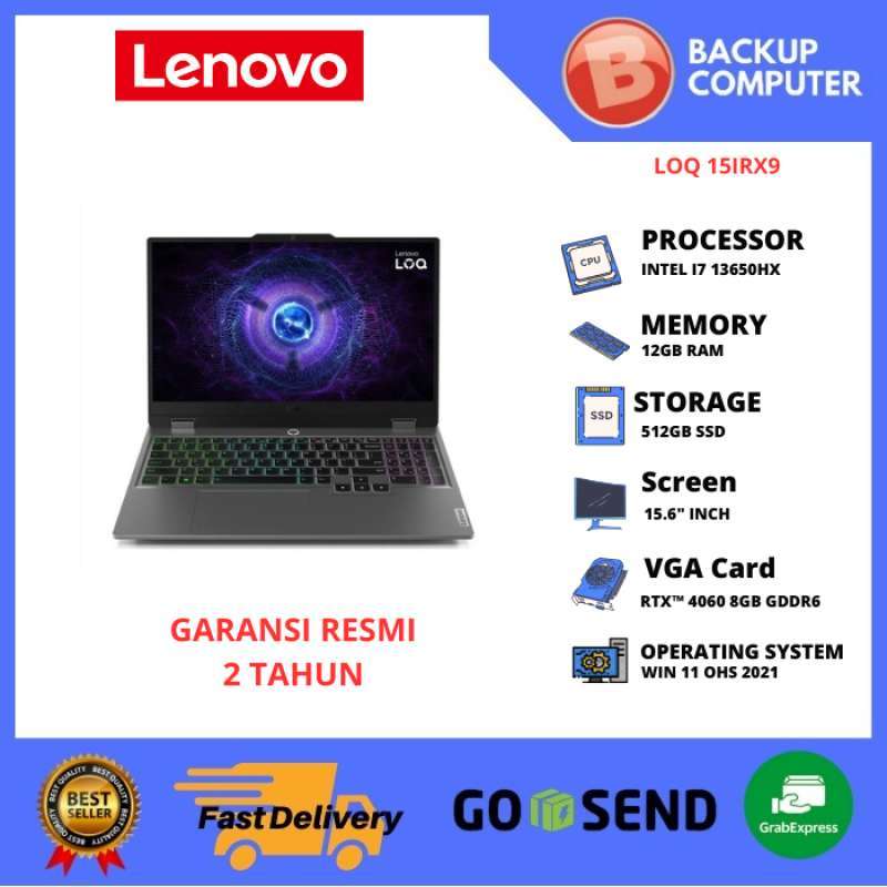 Lenovo LOQ 15IRX9 i7-13650HX / RTX 4060 Lenovo LOQ 15IRX9-AGID