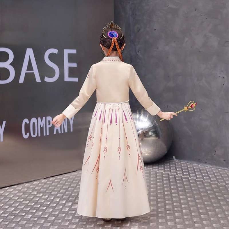Jual Kostum Frozen 2 Anna Dua Dress Baju Princess Putri Anak Rompi