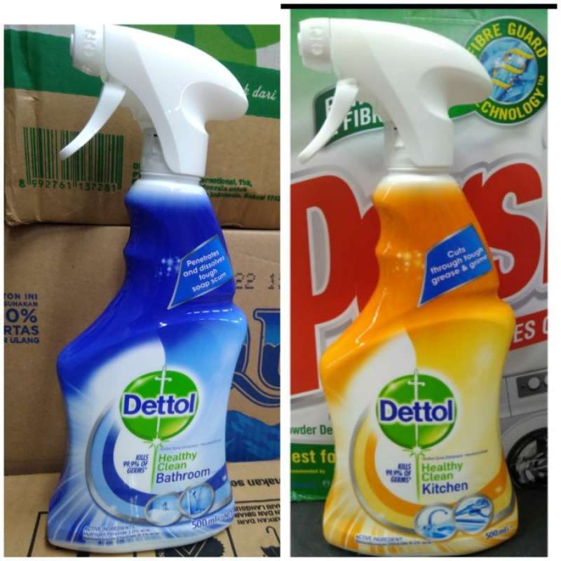 Promo Dettol Spray Complete Clean Bathroom Cleaner / Multipurpose