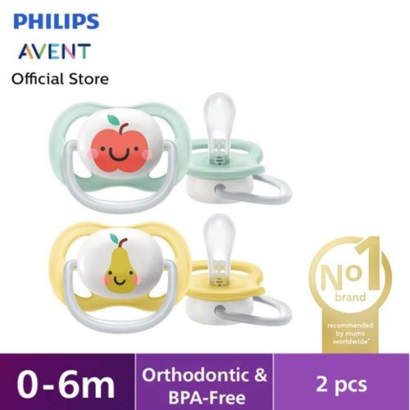 Jual Philips Avent Soother Ultra Air Pacifier Orthodontic 2pack