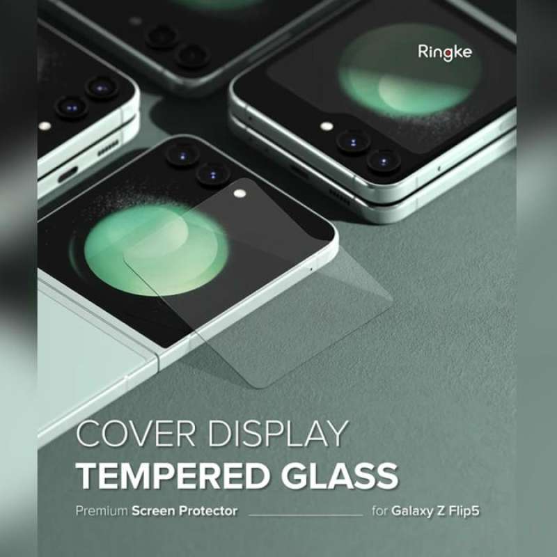 Tempered Glass Samsung Galaxy Z Flip 5 Ringke Cover Display Clear 9H