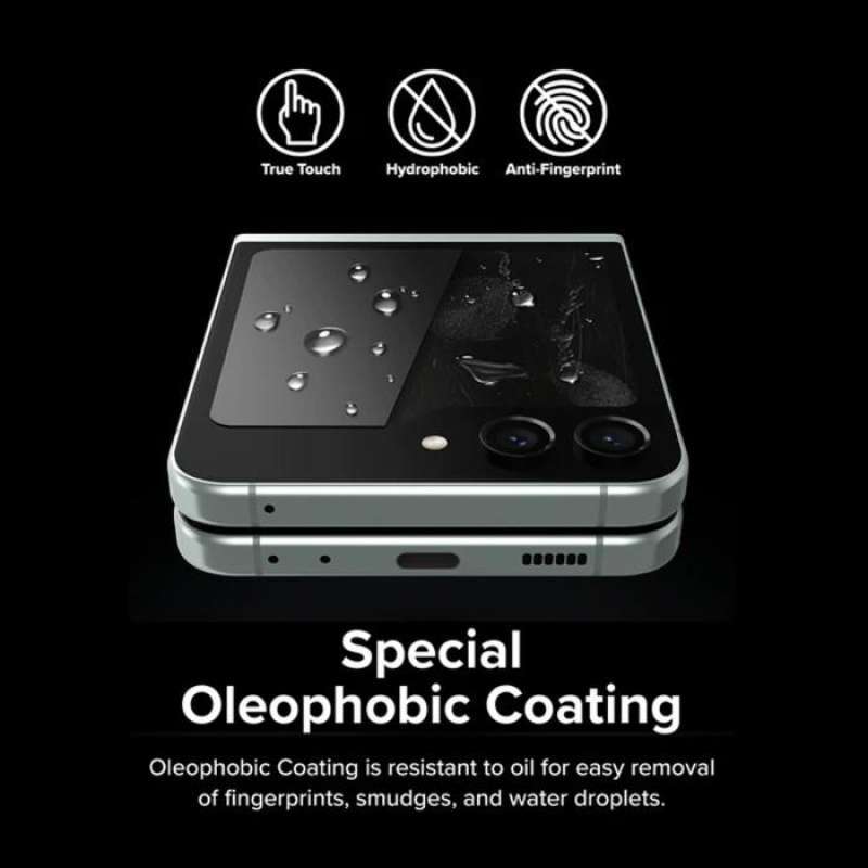 Tempered Glass Samsung Galaxy Z Flip 5 Ringke Cover Display Clear 9H