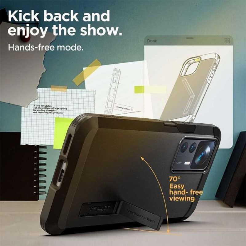 Case Xiaomi 12T/Pro Spigen Tough Armor Matte Cover Shockproof Casing