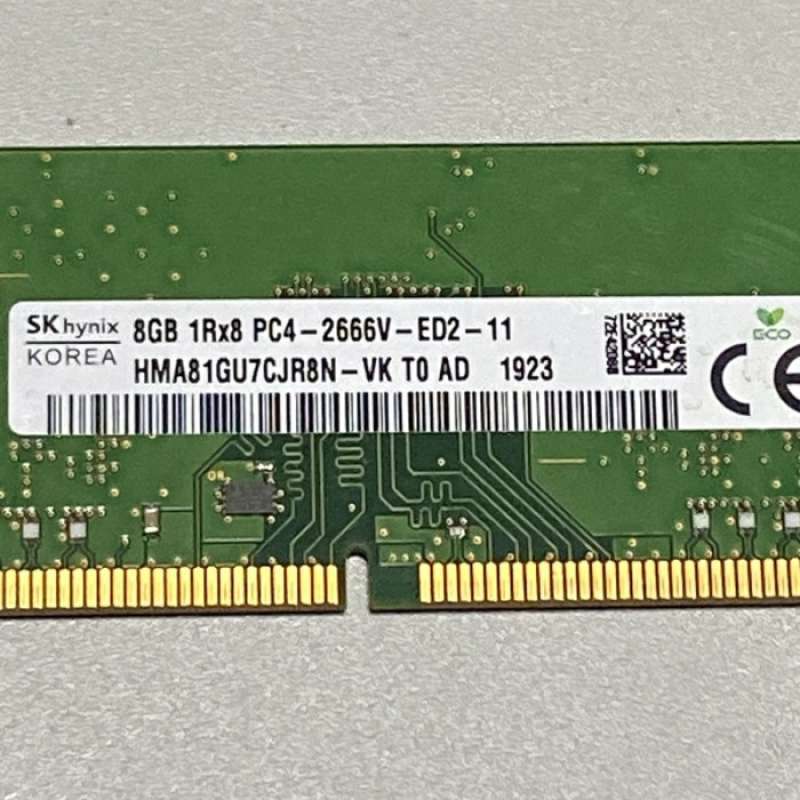 Barrette RAM SK Hynix 8GB DDR4-2133 PC4 - Pour PC Portable - 1.2V - Ouvert Jamais Utilisé