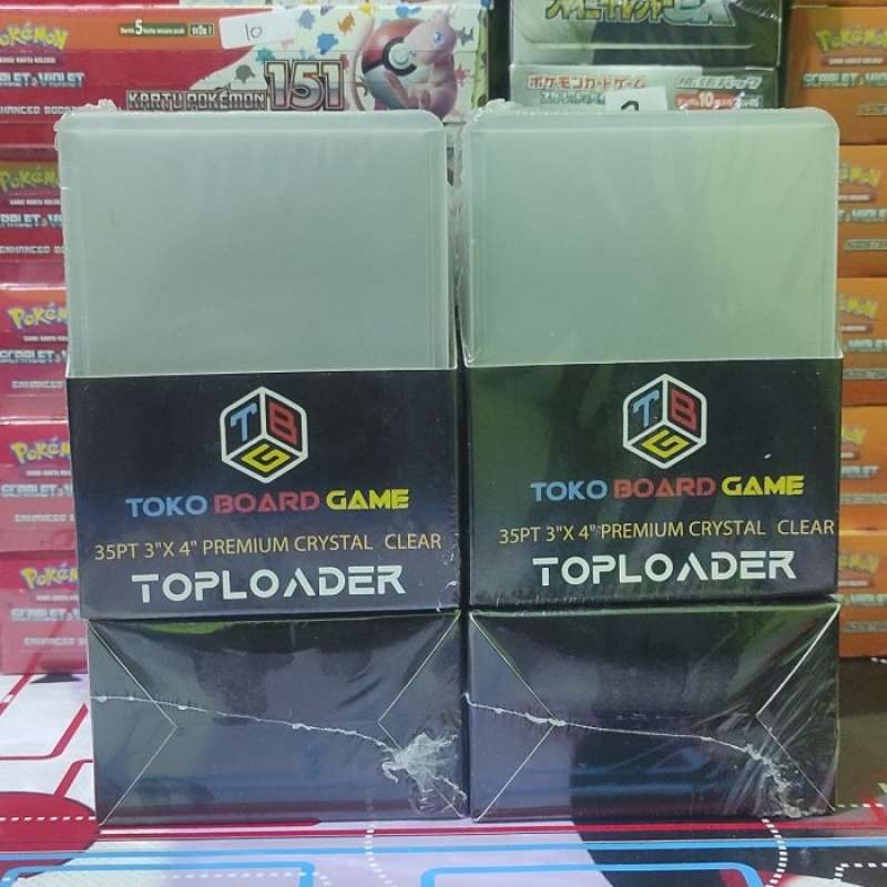 Jual Premium Toploader 35pt 3x4 Toko Board Game Tbg Di Seller Velvet