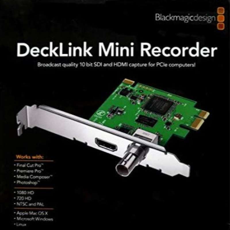 Jual Decklink Mini Recorder Capture Card - Blackmagicdesign Di Seller ...