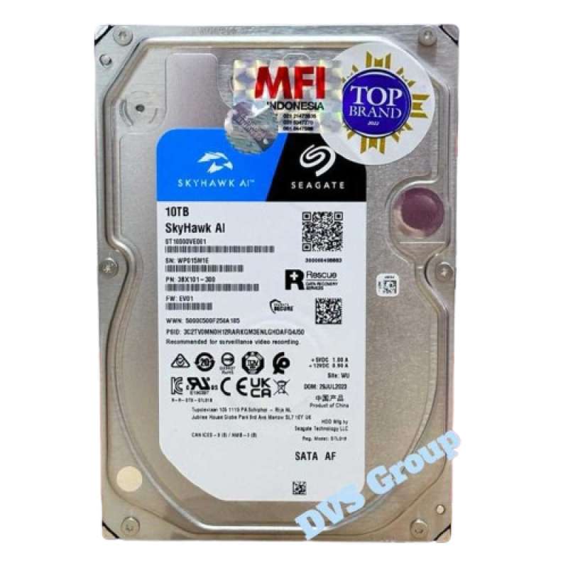 Seagate SkyHawk AI 10TB HDD 中古 Seagate SkyHawk 10TB HDD 中古（Seagate Skyhawk AI 10TB