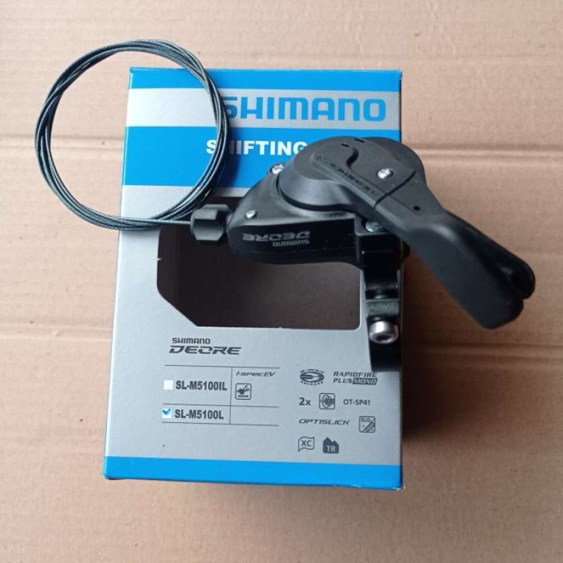 Shimano Deore SL-M5100 Rapidfire Plus Mono Shifting Lever - 2-speed - Left - View #8