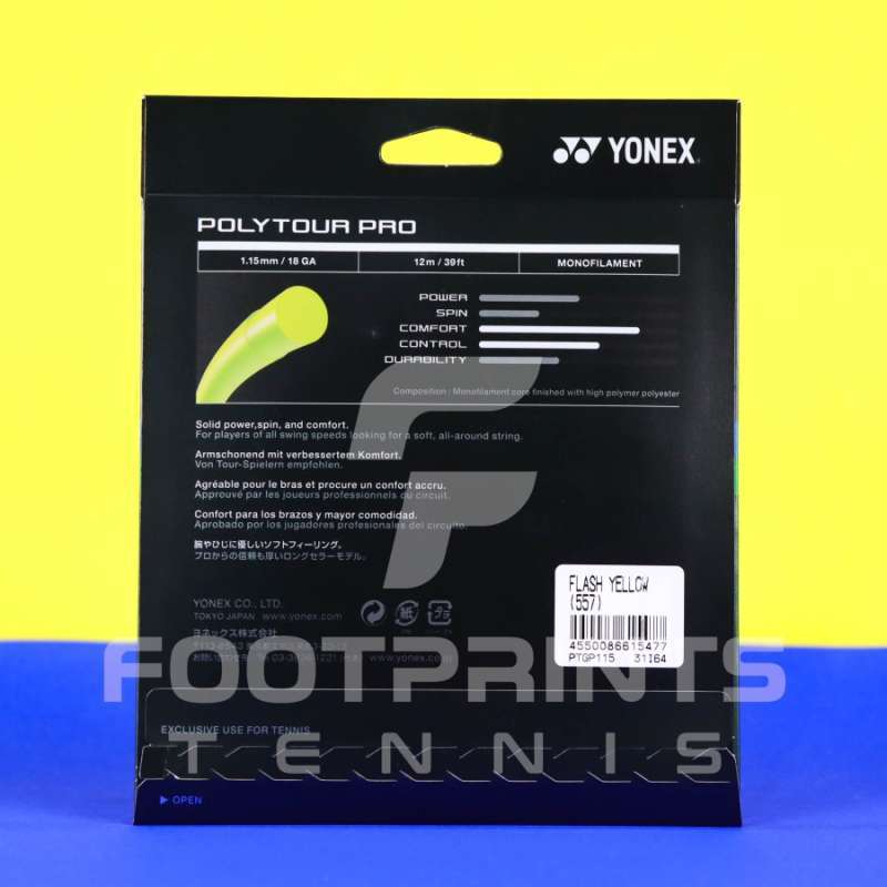 Nota Senar Racket Jual Senar Raket Tenis Yonex Polytour Pro Tennis Strings Racket ...