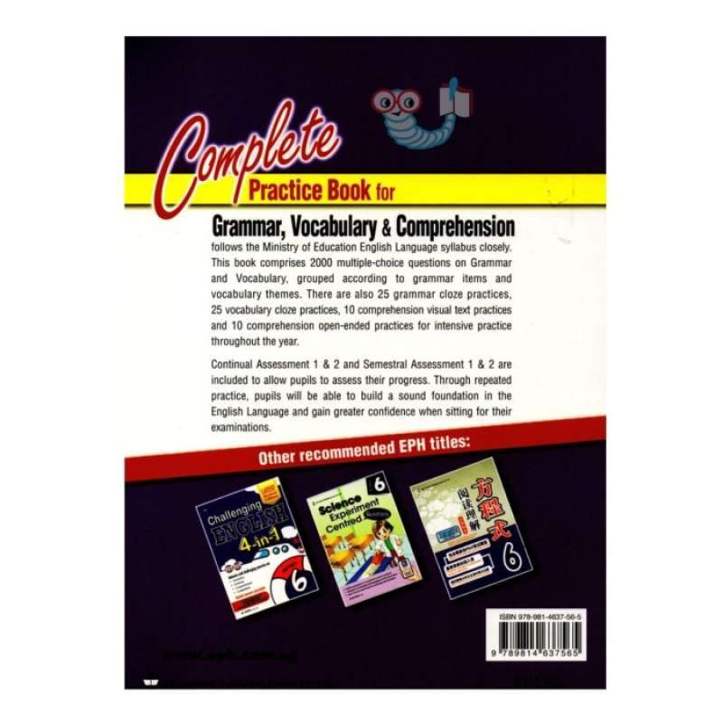 Promo Complete Practice Book For Grammar, Vocabulary, Comprehension P6 ...