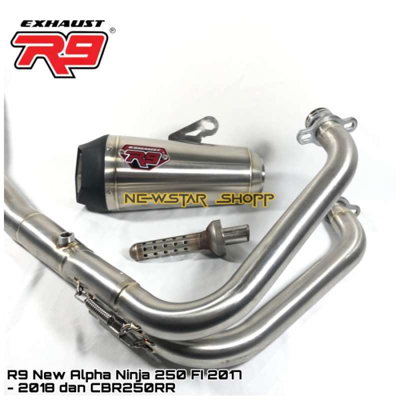 Promo Knalpot R9 New Alpha Sport N250 Fi N250 Fi 2018 Cbr250rr R25 Mt25 ...
