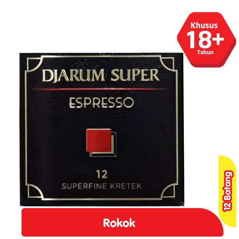 Jual Djarum Super Espresso Rokok 12 Batang Di Seller Alfamart ...