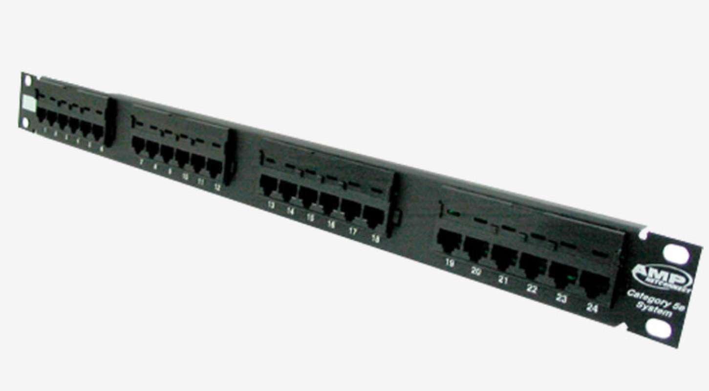 Promo Amp Patch Panel 24 Port Cat5 Diskon 23% Di Seller Skala Store ...