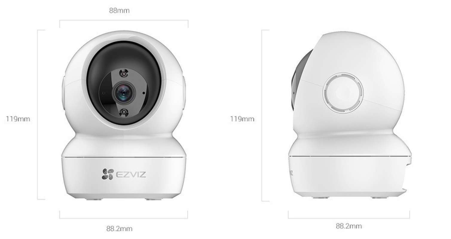 EZVIZ CCTV C6N 2MP Smart Wifi Pan Tilt IP Camera CCTV Indoor 1080p 360°
