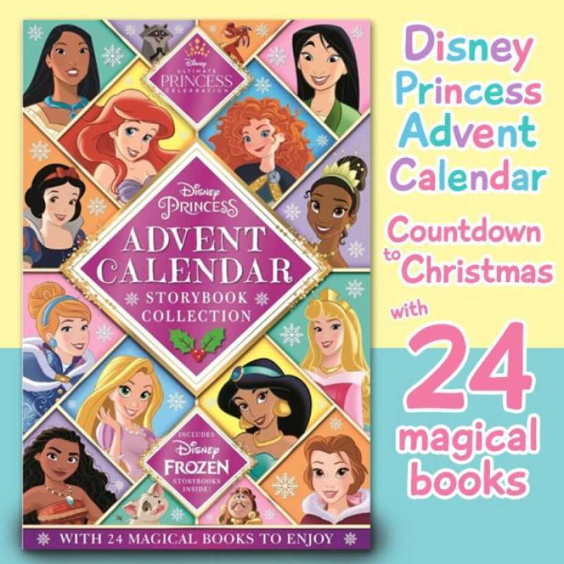 Promo Disney Princess Advent Calendar Storybook Collection Diskon 23