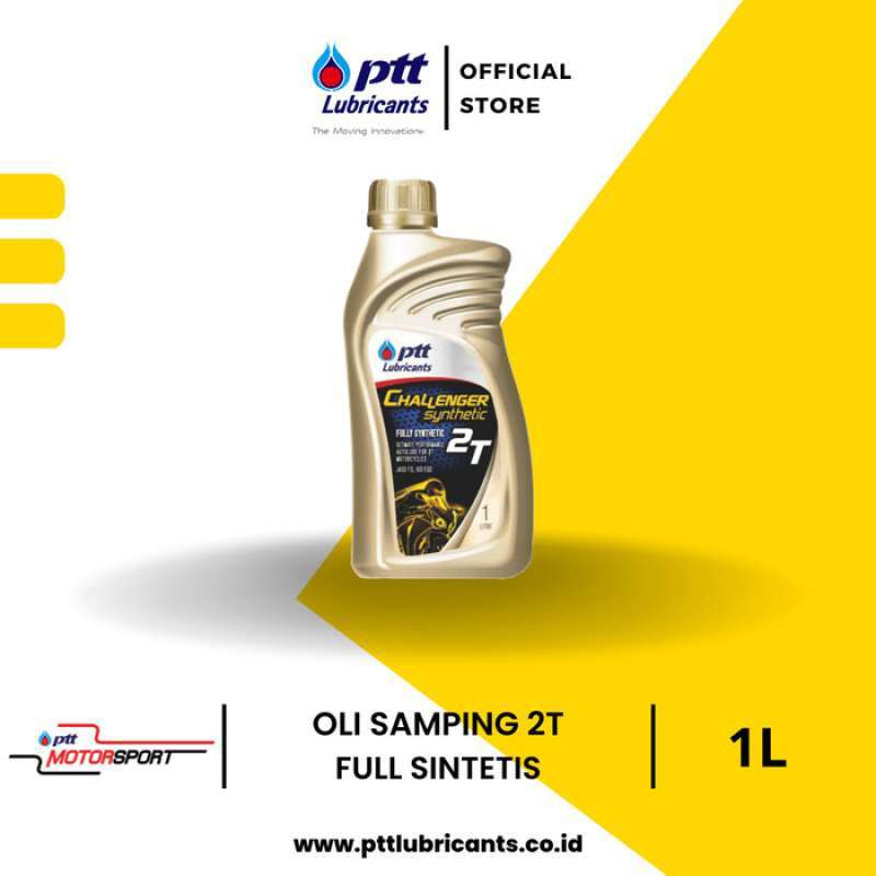 Promo Ptt Lubricants Challenger Synthetic 2t Jaso Fd/tc; Iso Egd [1l ...