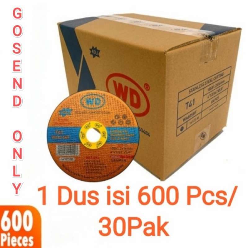 Jual Mata Gurinda Gerinda Wd 4 Inch Potong Besi Cutting Wheel Wd 600 Pc ...