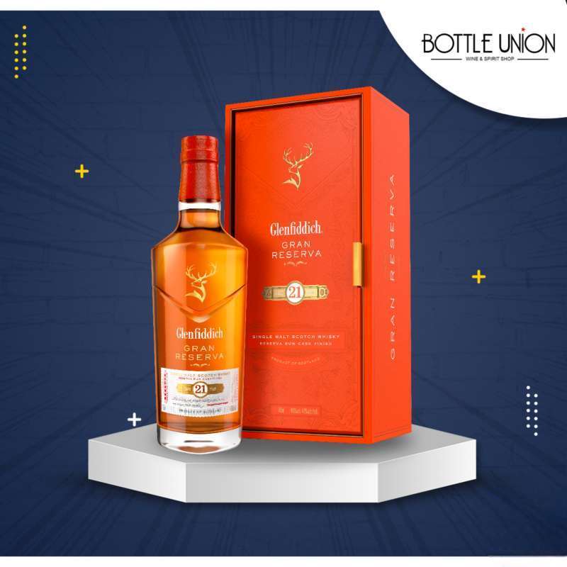 Promo Glenfiddich Gran Reserva Single Malt Scotch Whisky 21 Years Old 700ml Diskon 23 Di Seller