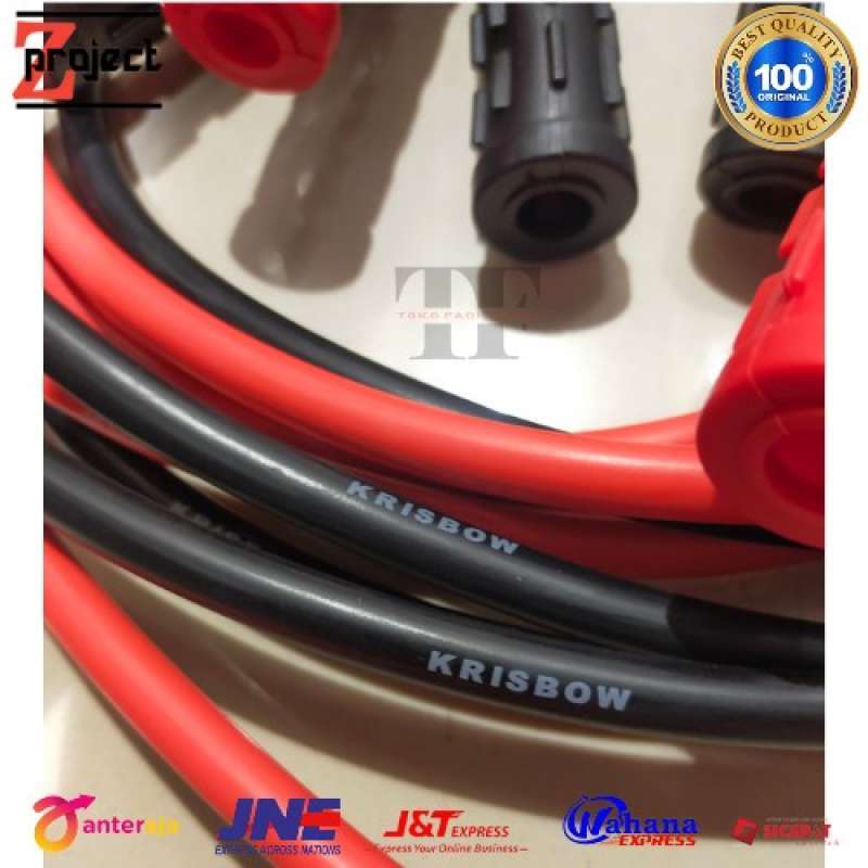 Promo Krisbow Kabel Jumper Aki 2,5 Mtr 200a / Kabel Jumper Aki Krisbow