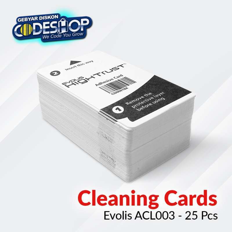 Cleaning Kit For Evolis Zenius & Primacy Printers - Includes T Cards, Pen & Wipes