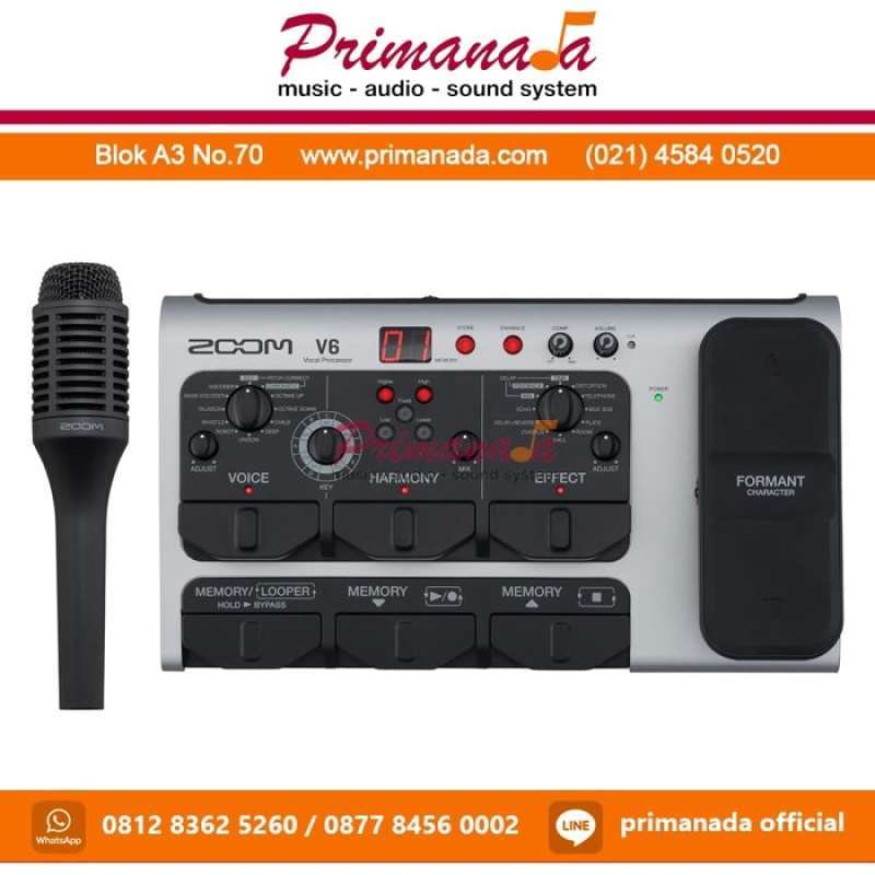 Promo Promo- Vocal Processor Efek Zoom V6 Sp V-6 Multi Effect Suara ...
