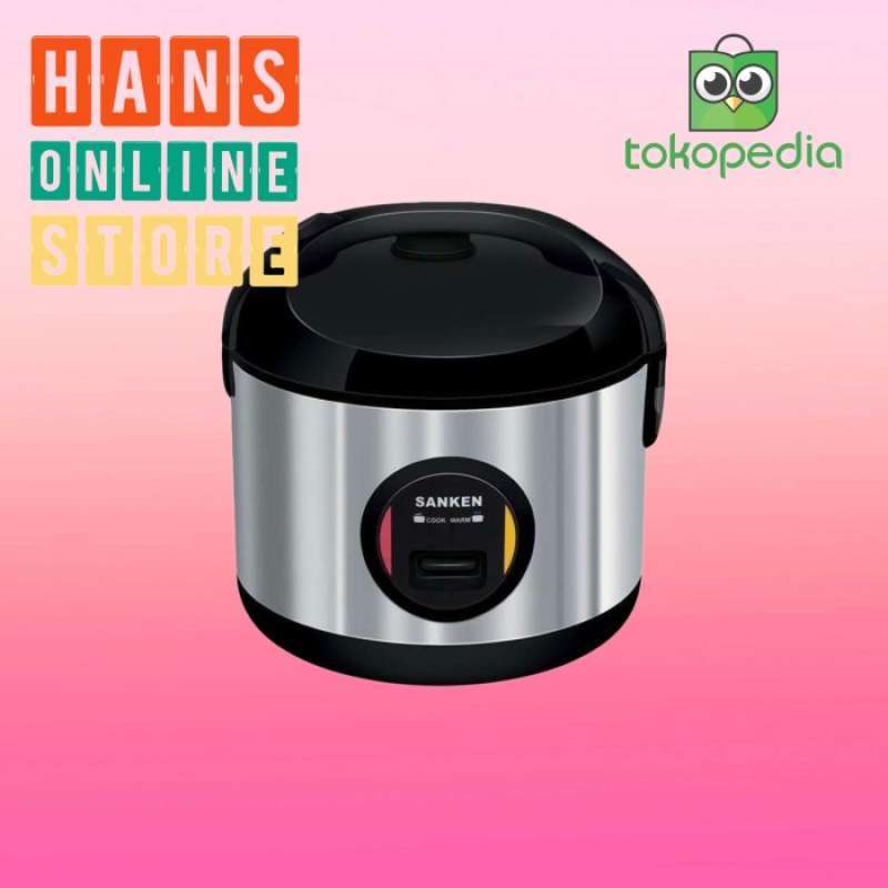 Promo Sanken Sj3030bk Rice Cooker Stainless Steel 2 Liter Black