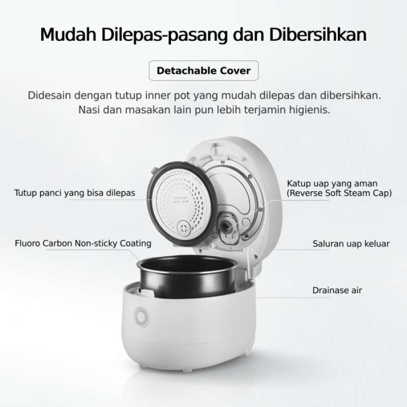 Promo Cuckoo Cr0675f Rice Cooker Magic Com Digital 1.08 Liter No.1 In