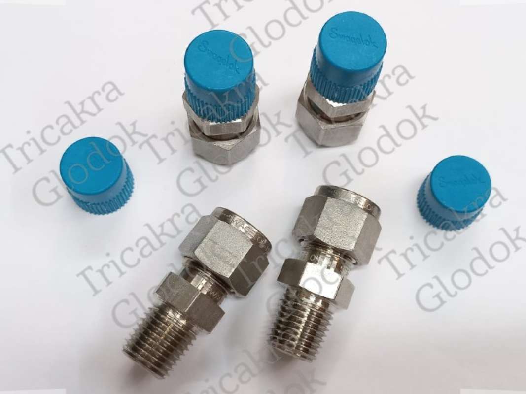 Jual Female connector swagelok ss 600 7 4 3/8od x 1/4 F/connector