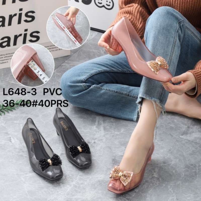 Jual Sepatu Heels Wanita Transparan Jelly Balance 648 3 Di Seller Winter Cengkareng Timur Kota Jakarta Barat Blibli