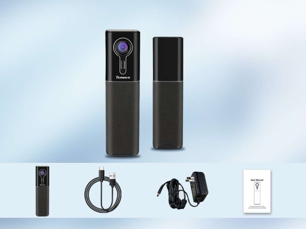 Tenveo Webcam CM1000 2k 60fps Portable Audio Video All In One Conference  System