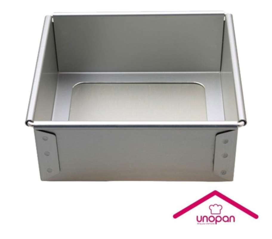 Promo New Unopan Square Cake Pan Removable Bottom/ Loyang Persegi
