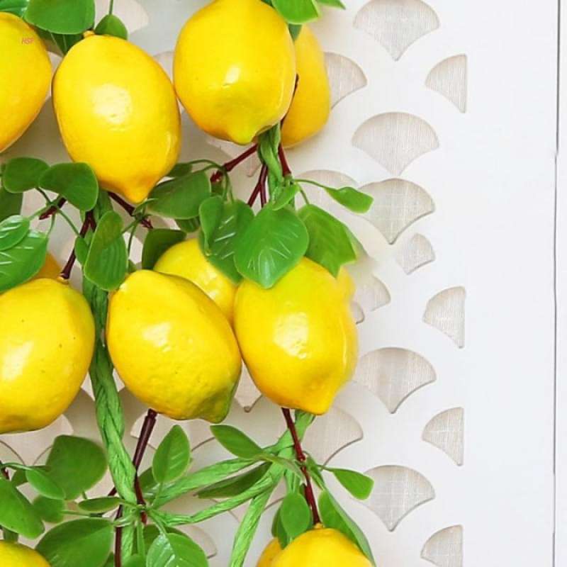 Jual Simulation Artificial Fruit Lemon String For Restaurant Hotel Home ...