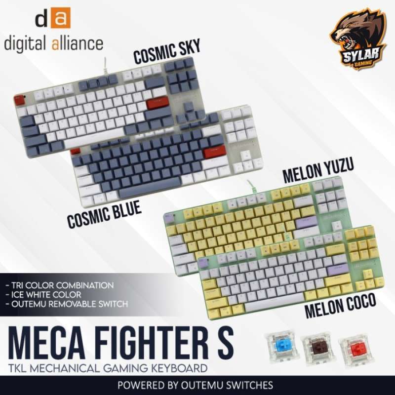 Promo Meca Fighter S Tkl Mechanical Gaming Keyboard Diskon 23 Di