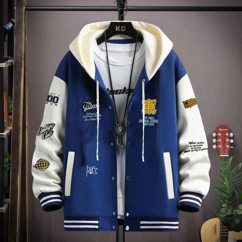 Jaket Baseball Varsity Hoodie FULL BORDIR Jaket Varsity Pria Wanita Vintage New Arrival jaket Baseball Pria Wanita Terbaru 2024