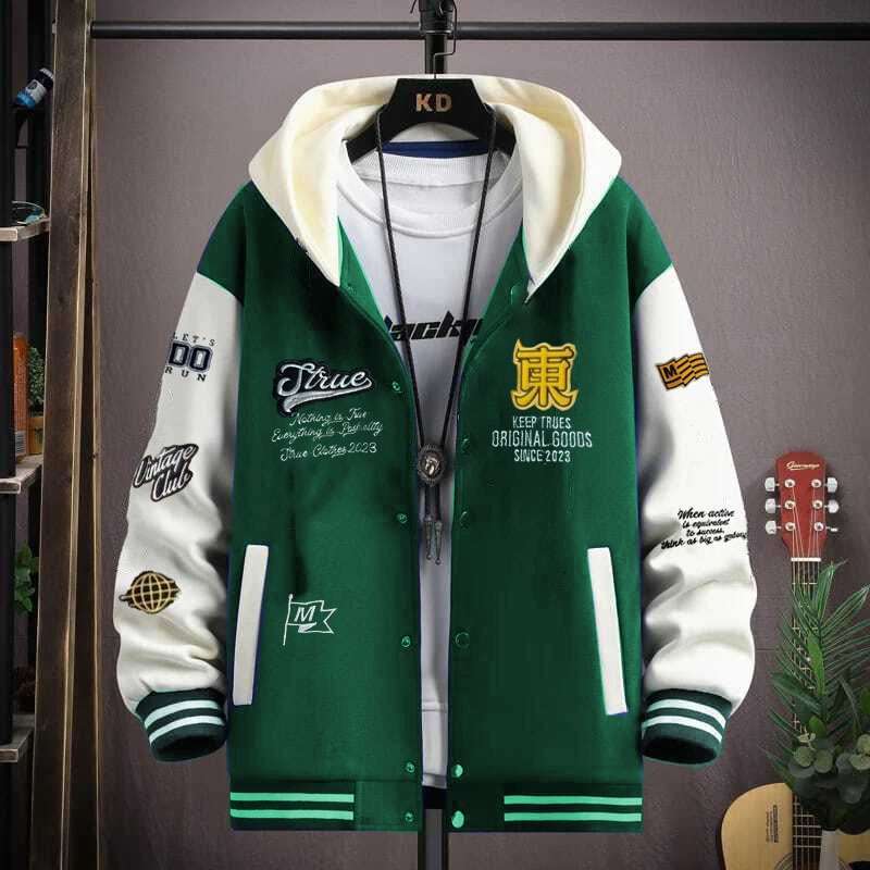 Jaket Baseball Varsity Hoodie FULL BORDIR Jaket Varsity Pria Wanita Vintage New Arrival jaket Baseball Pria Wanita Terbaru 2024