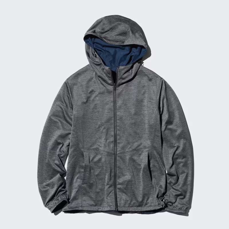 Jaket parka reversible uniqlo store