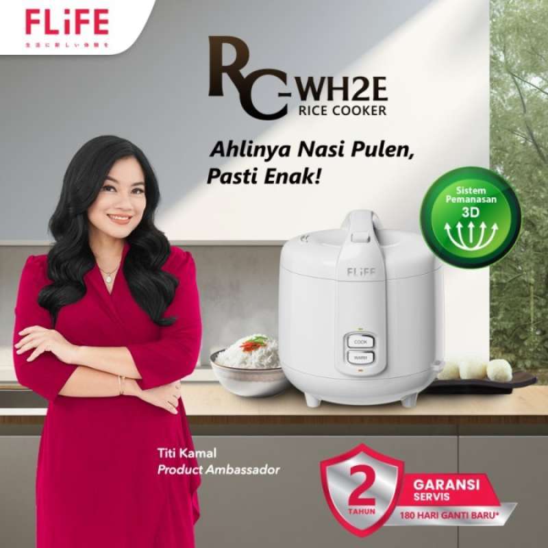 Promo Flife Rice Cooker Multifungsi Rcwh2e Rice Cooker 2 Liter Rc-wh2e ...