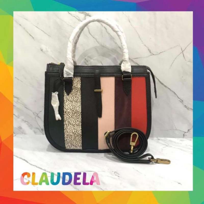 Fossil ryder satchel patchwork shop