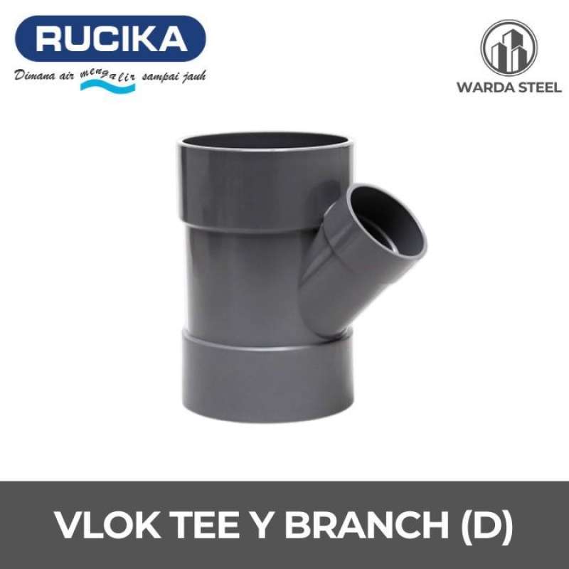 Jual Y Branch D 2 X 2 Pvc Rucika 45 Derajat - Tee T Te Ty 2 Inch Di ...