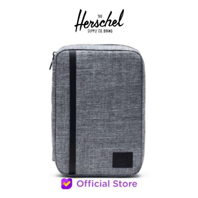 Herschel Tech Organizer Pouch Raven Crosshatch