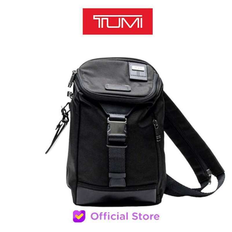 Jual Tum I Alpha Bravo Woodland In Sling Backpack Black Di