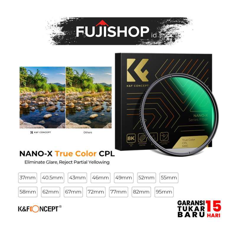 K&F Concept CPL Filter True Color Nano X Multi Coating Filter Kentfaith